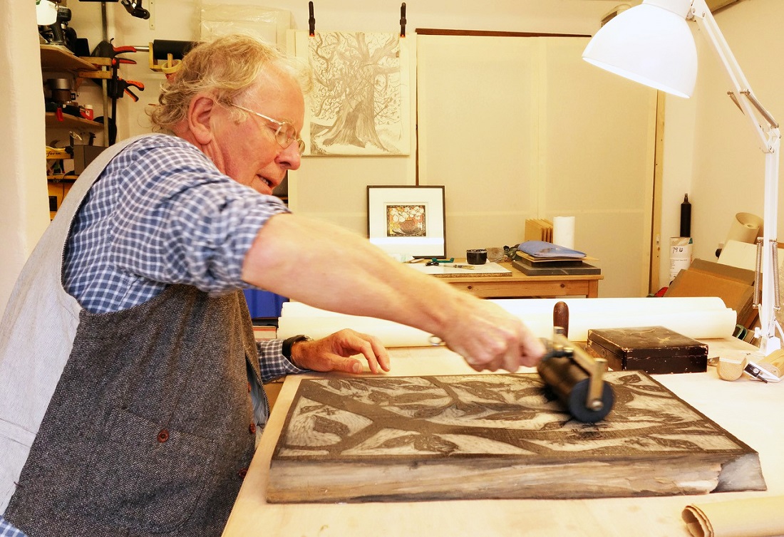 Rod NelsonRod Nelson and Woodblock Printing at Home written by Sarah Edmonds Marketing